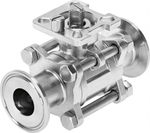 Шаровой кран Festo VZBD-1/2-S1-16-T-2-F0304-V14V14 Ру16 Ду15 (PN16 DN15)