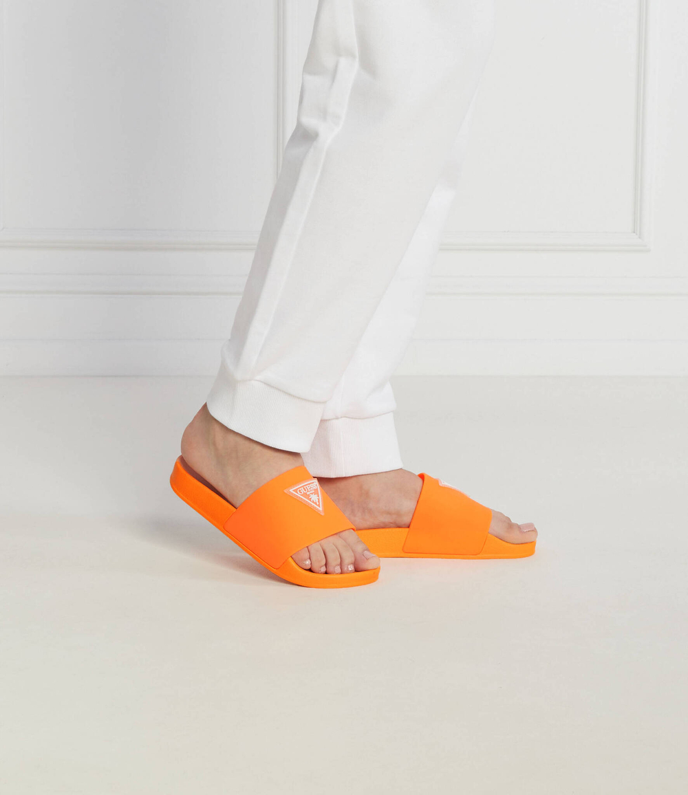 Шлепанцы Guess - оранжевый(E3GZ12 BB00F)