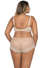 Соблазнительный бюстгальтер на каркасах с мягкими чашками (Размер: 70I) (Цвет: бежевый)