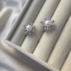 Серьги "Аура нежности" с речным жемчугом