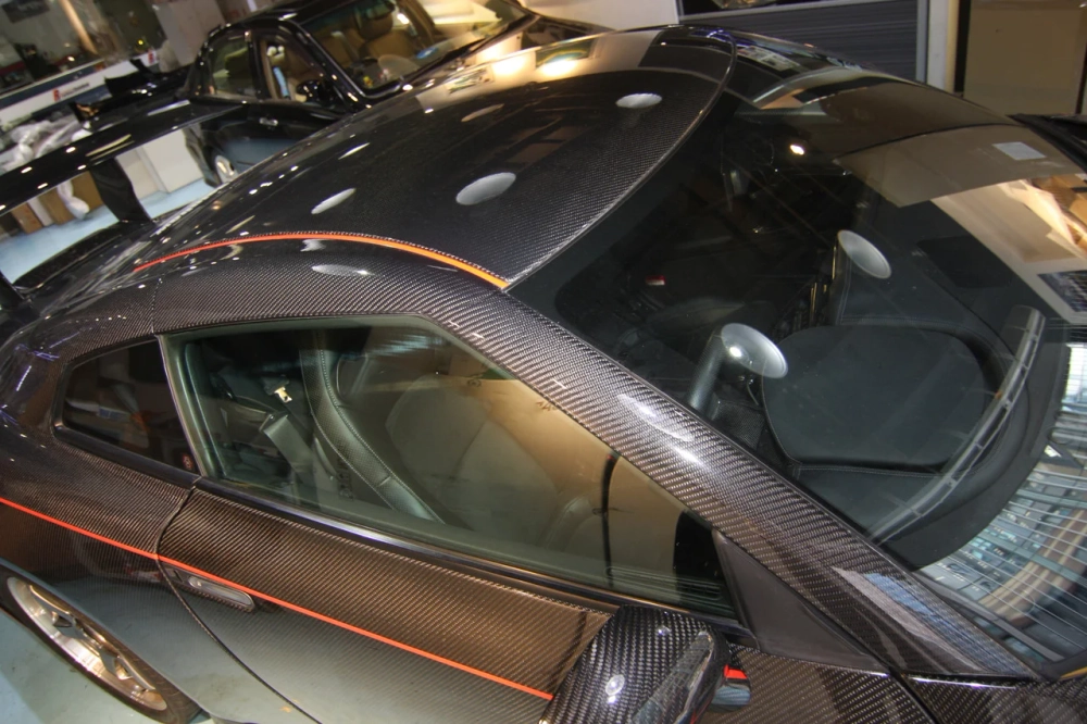 Карбоновые накладки на передние стойки кузова для Nissan GT-R R35 Ниссан тюнинг обвес A pillar