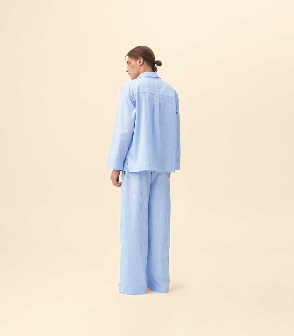 Пижама CLASSIC BLUE STRIPES - Синий - Small
