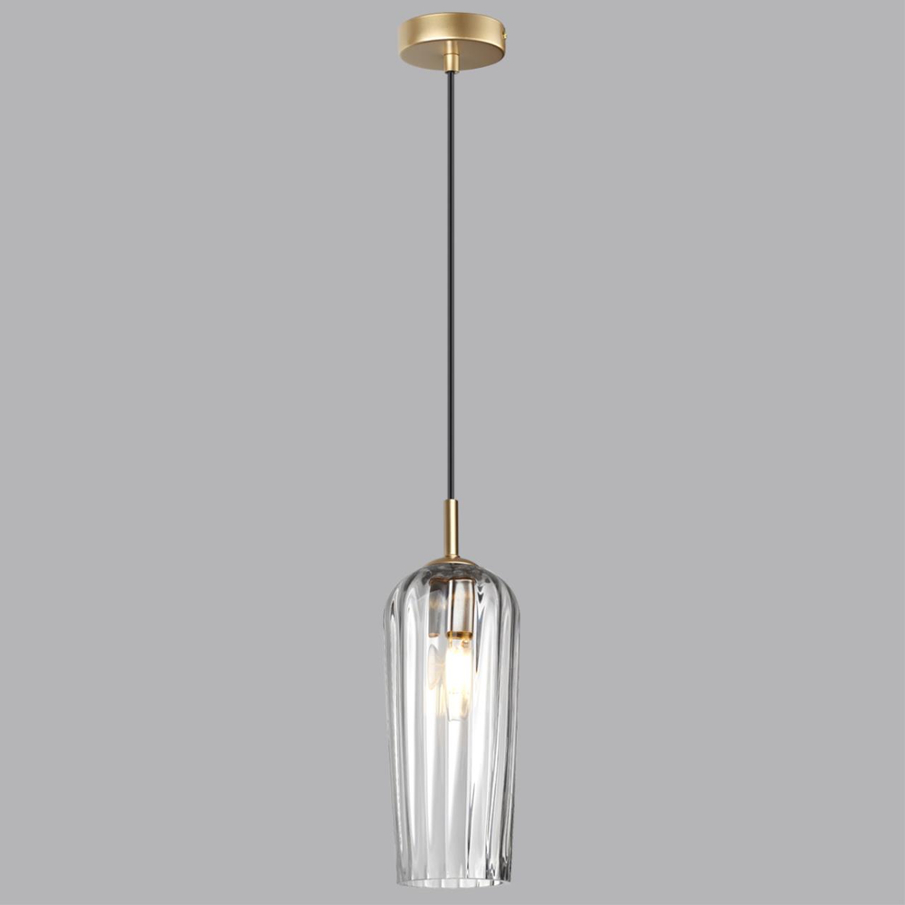 6551/1B SUSPENTIONI LN26 387 матовое золото Подвес E14 1*40W 220V ELLIE