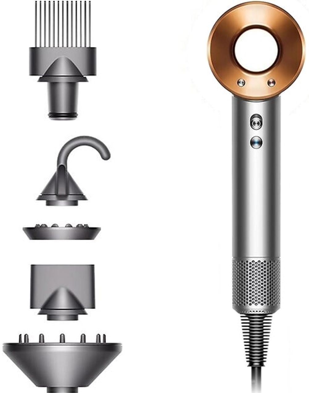 Фен Dyson HD07 Supersonic Hair Dryer Никель/Медь