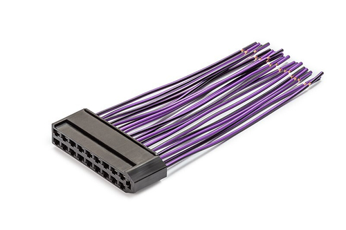 Разъем 2108-3724371 19-ти контактный к монтажному блоку коробки воздухопритока для а/м ВАЗ 2108-99, с проводами (CARGEN)