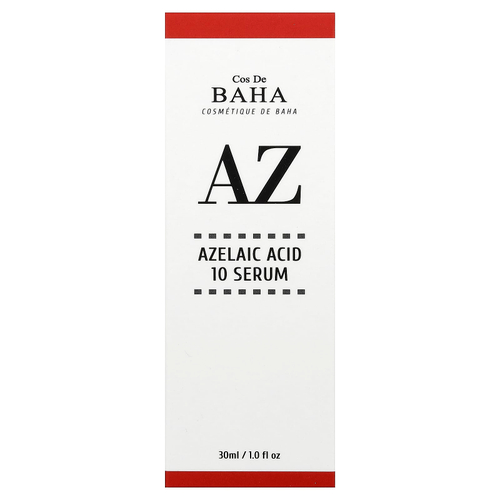 Cos De BAHA, AZ, сыворотка с 10 азелаиновой кислотой, 30 мл (1 жидк. унц.)