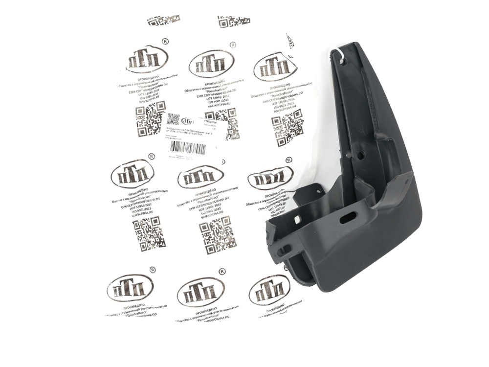 Брызговик ЛАДА Приора передний (к-т из 2 шт.) ТЭП (термоэластопласт) (ПолиуретанДеталь)