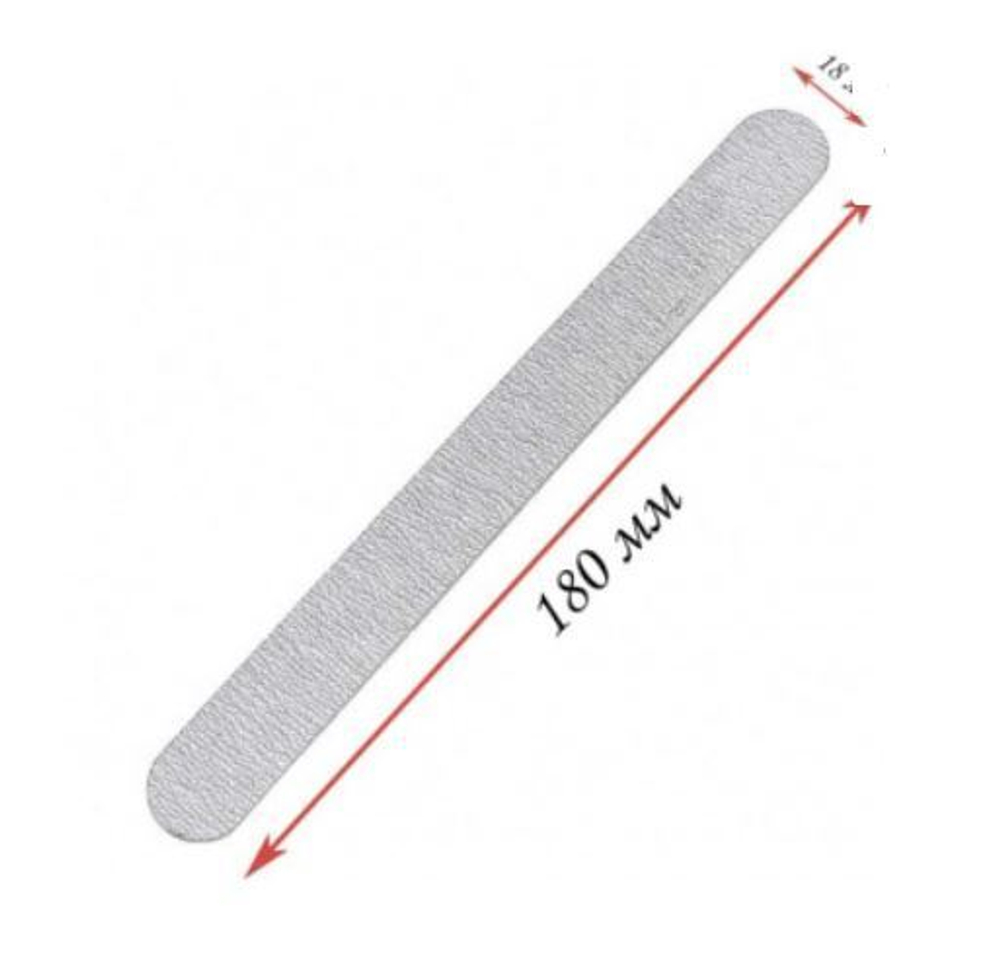 Сменные файлы Prozatochka LONG Zebra 240 grit, 180*18мм, 50 шт