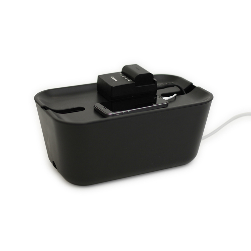 Органайзер для проводов hideaway средний черный