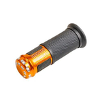 Ручка газа с вольтметром кнопкой и замком зажигания оранжевая ( кабель 1.7м )