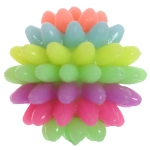 Мяч 5,5 см «Ёжик» попрыгун, с подсветкой