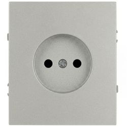 Розетка ЭРА Arktik 16-2106-03 без заземления 2P 16А-250В алюминий | Эра Arktik