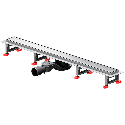 Душевой лоток AM.PM MasterFlow 80 W01SC-U11-080-04SB с решеткой Хром матовый / под плитку Tile