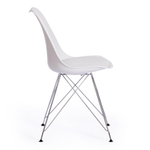 Стул TULIP IRON CHAIR (mod.EC-123) металл/пластик, 54,5*48*83,5см, white (белый)