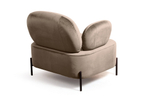 Кресло Dandy, бархат пепельно-бежевый 25