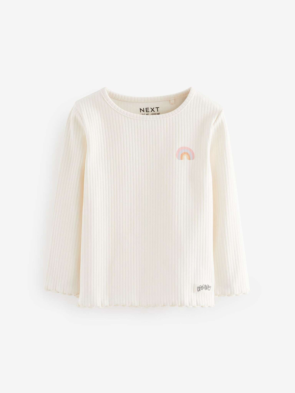 Лонгслив для девочки Next 409-089, 5 шт., Синий, Розовый, Белый