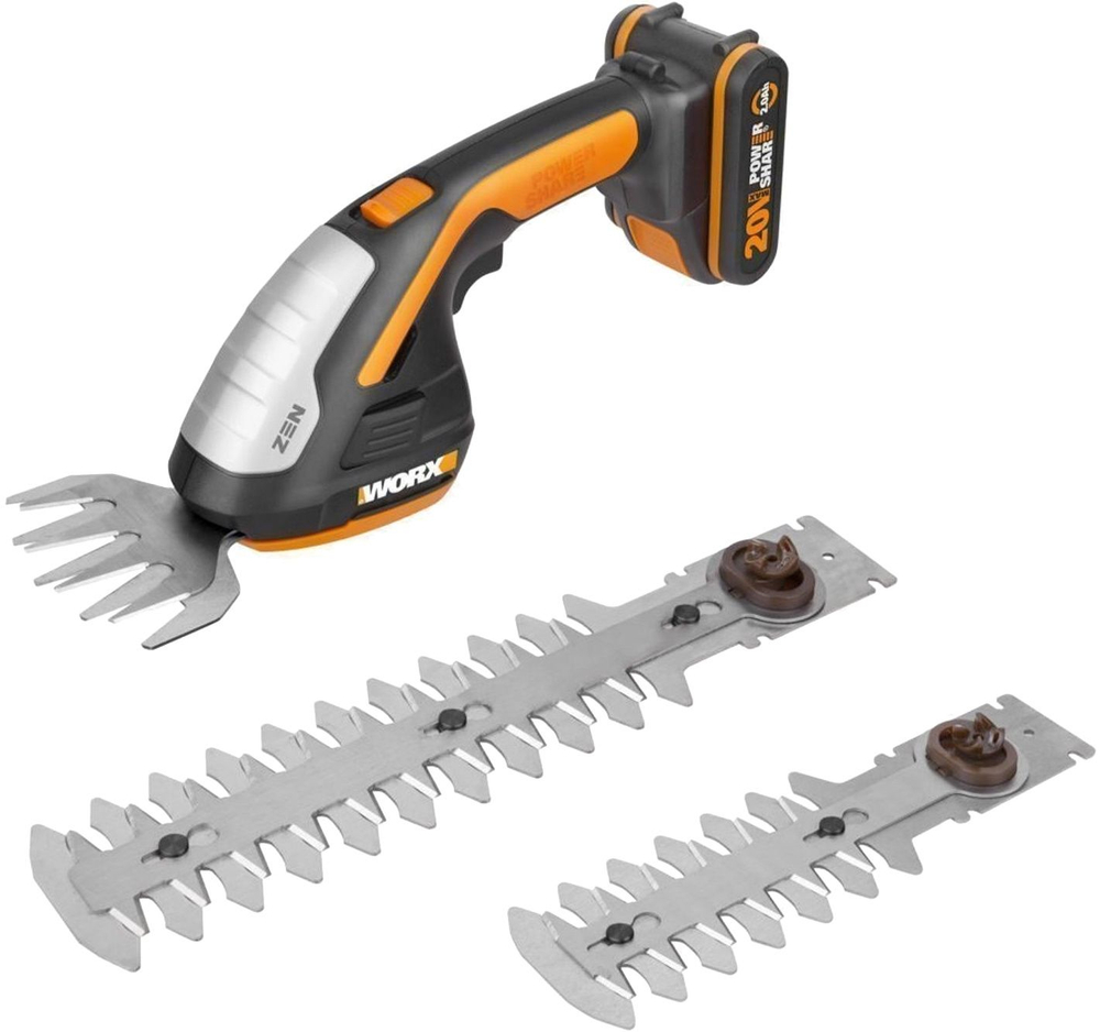 Ножницы для стрижки травы и кустарников аккумуляторные WORX WG801E