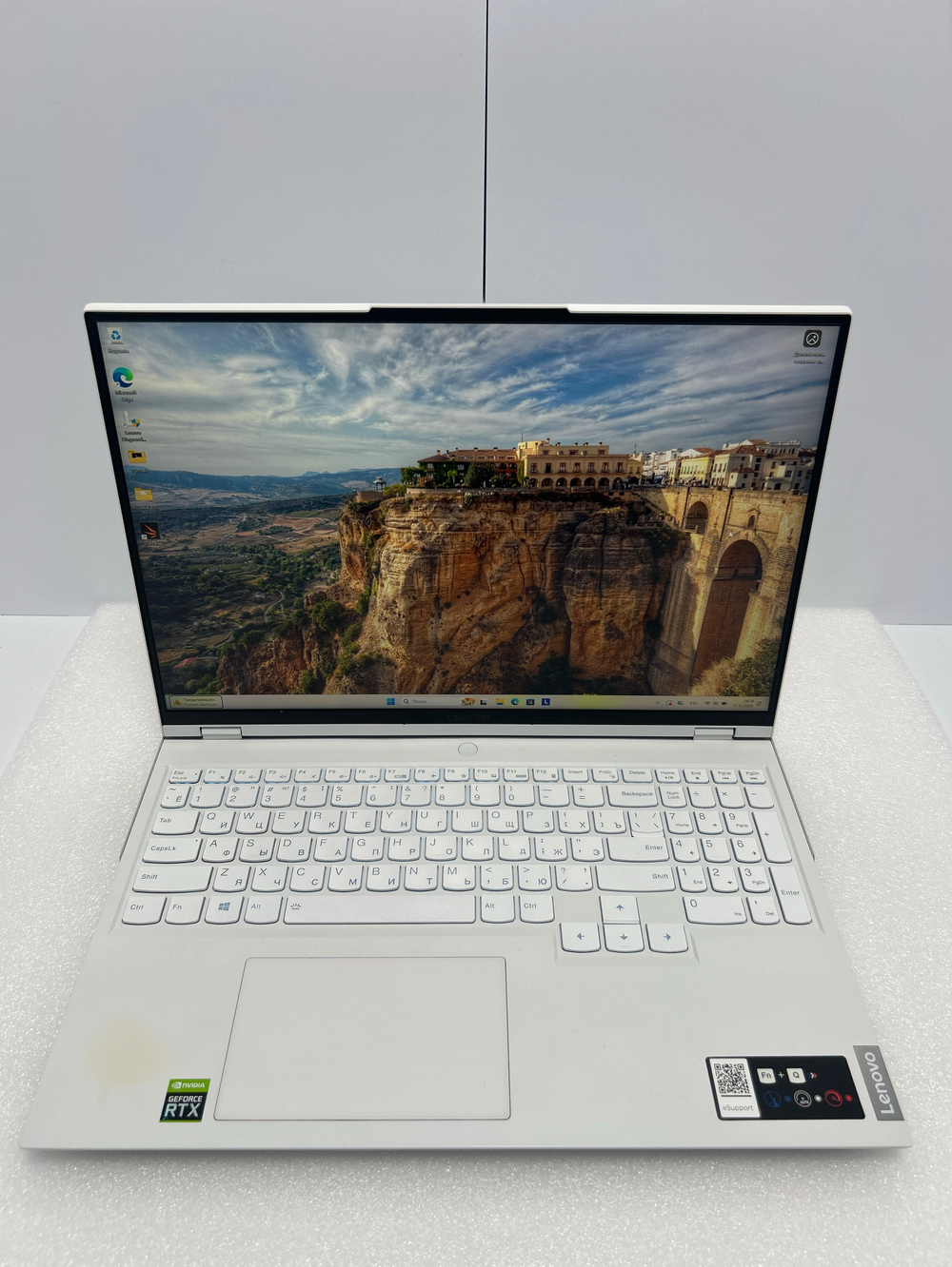 Ноутбук Lenovo Legion 5-16ACH6H AMD 16"/AMD Ryzen 5 5600H/RAM 8 GB/SSD 512 GB/GeForce RTX 3050/2560x1600/IPS 165Hz/Windows 11/Подсветка кл-ры LED/Белый. Состояние: B1