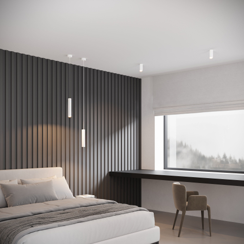 Накладной светодиодный светильник Elektrostandard Trio 8W 3000K 25110/LED белый