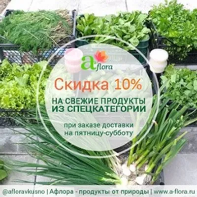 Зеленая пятница - 10% на свежие овощи и соленья Зеленая пятница - 10% на свежие овощи и соленья
