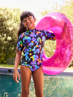 Купальник раздельный для девочки Next N01-165, Черный, Синий