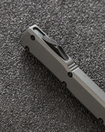 Автоматический складной нож SteelBro Ultratech T/E Tanto Cerakote Carbon Grey VG-10 123-10CBGYCS (серый-металик)