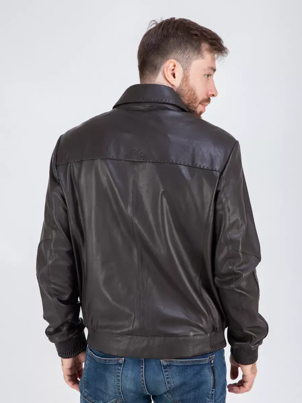 Куртка кожаная демисезонная Турция