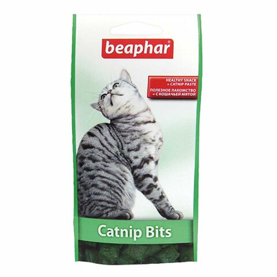 Лакомство "Подушечки" (кошачья мята) 35 г - для кошек (Beaphar Catnip Bits)