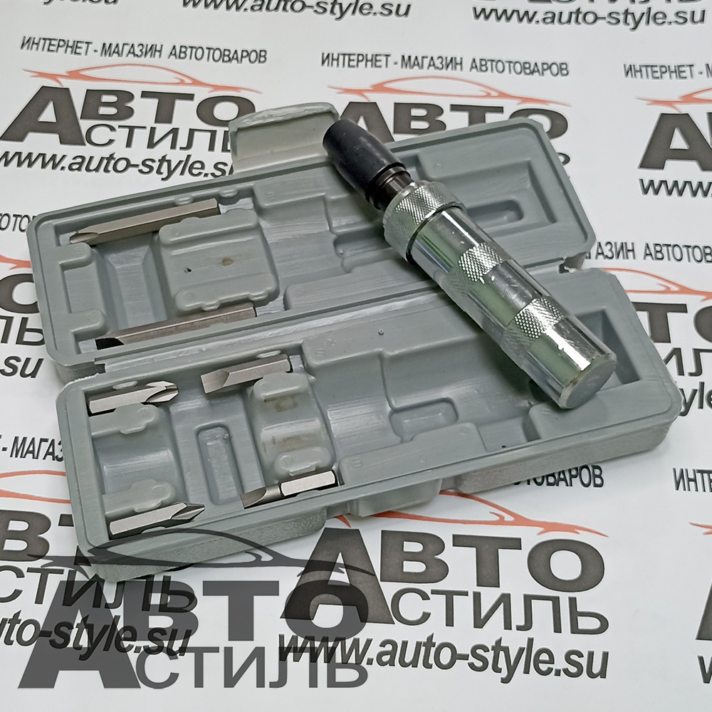 Отвертка ударная 6 бит (в кейсе ) МАЯКАВТО™ 5064