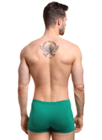 Хлопковые мужские трусы-боксеры (Размер: M) (Цвет: синий)