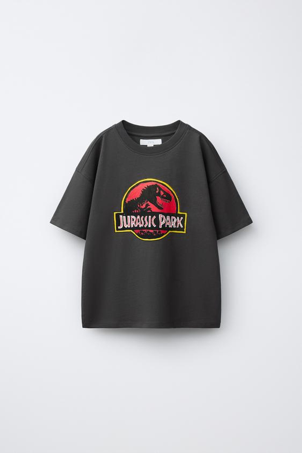 ZARA X DYLAN´S T-SHIRT CLUB ФУТБОЛКА С ИЛЛЮСТРАЦИЕЙ «ПАРК ЮРСКОГО ПЕРИОДА» ©, ЧЕРНЫЙ