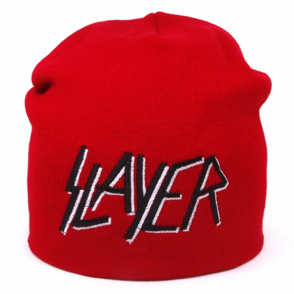 Шапка Slayer красная (041)