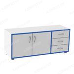 Тумба-пенал горизонтальная с 3 ящиками