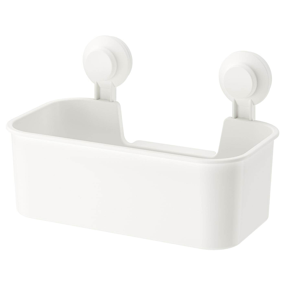 IKEA TISKEN  (ИКЕА ТИСКЕН)  -  Корзина с присосками, белая