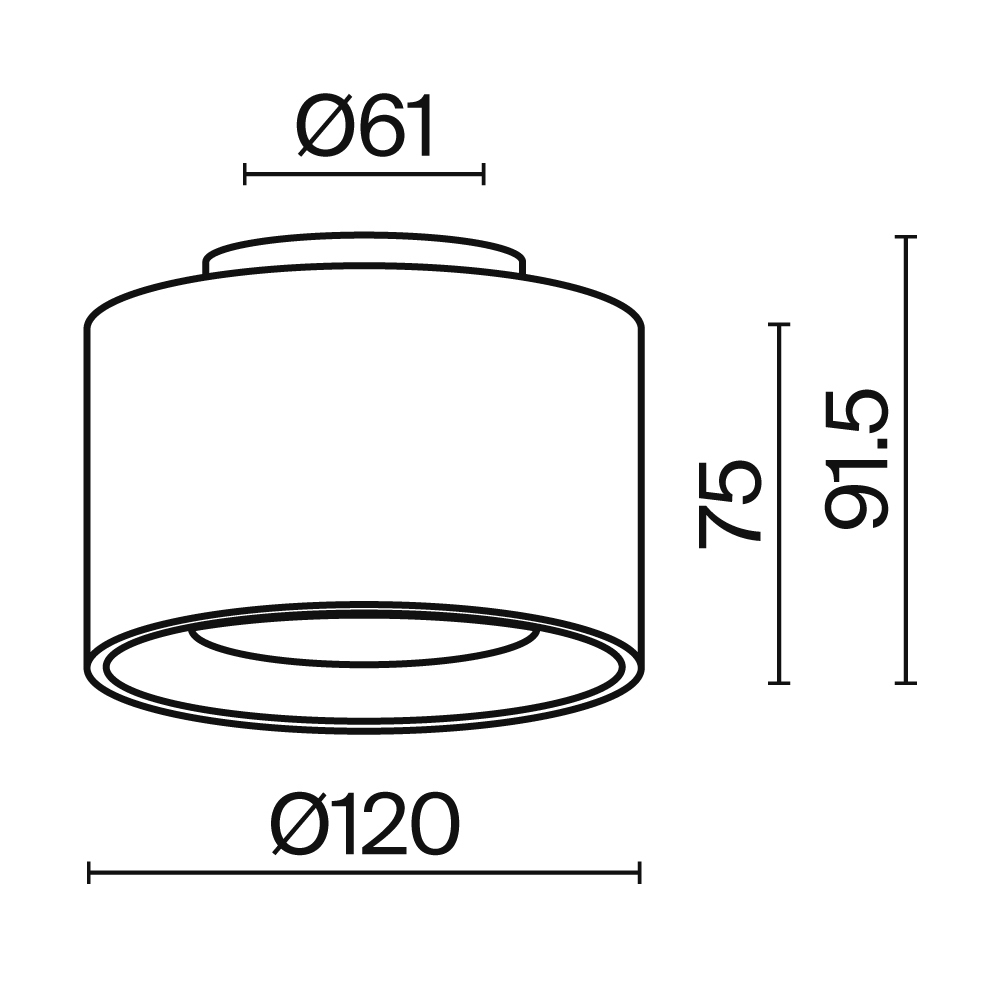 Накладной светодиодный светильник Maytoni Planet C009CW-L16B