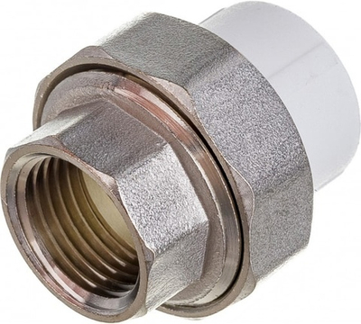 Муфта разъемная американка ППР 20 х 1/2" ВР VALFEX PP-R полипропиленовая белая