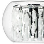 752634 Бра ACQUARIO 3х20W G4 12V ХРОМ БЕЛ стекло