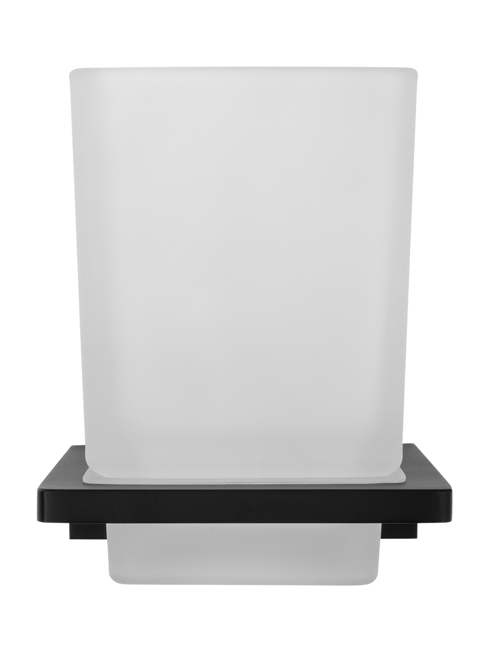 Стакан для зубных щеток с держателем WONZON & WOGHAND ECLIPSE, Черный (WW-9121-BL)