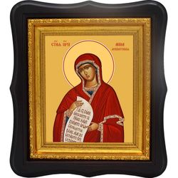 Анна Левкатская преподобная. Икона на холсте.