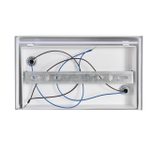 8328/2W MODERNI LN26 425 белый/серый, металл/текстиль/пластик Бра E14 2*40W 220V GOFERA