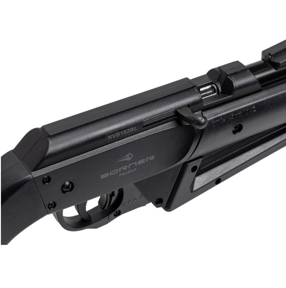 Винтовка пневматическая Borner Flex Shot Multi-Pump, Black кал. 4,5 мм (3 дж)