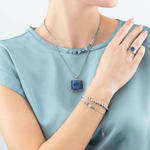 Кольцо Coeur de Lion Blue-Silver 1200/40-0717 58
