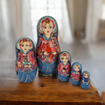 Матрёшка 21см  "С лисичкой" 5мест