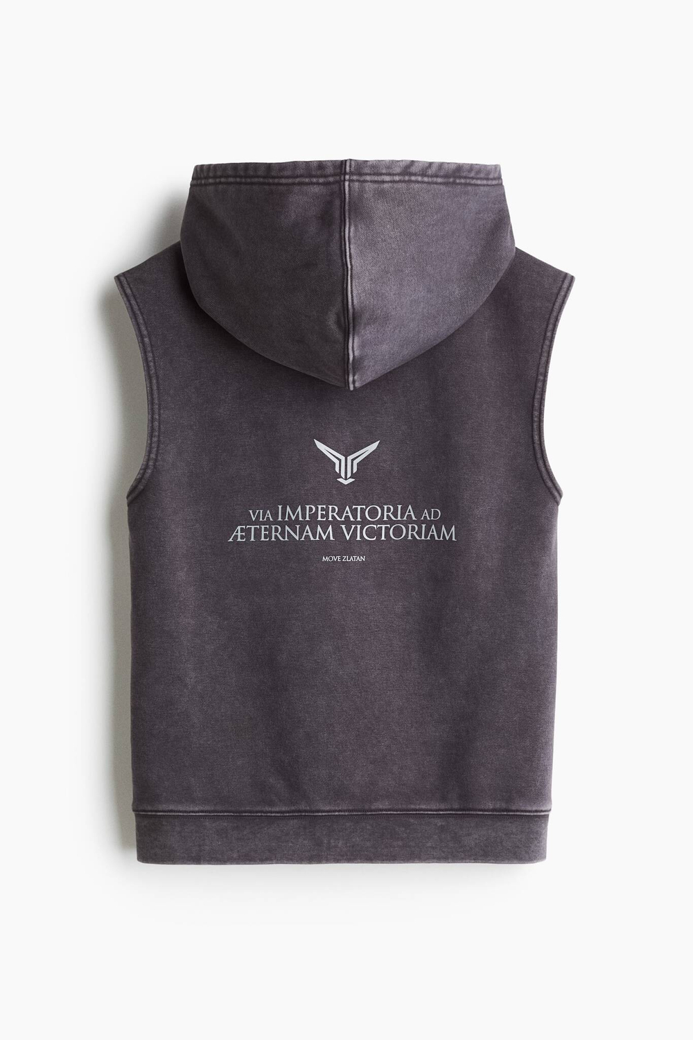 H&M Move x Zlatan Спортивная толстовка без рукавов с капюшоном, серый