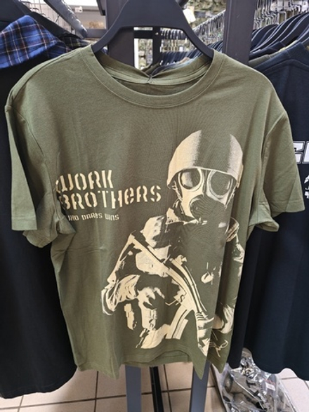 Футболка 7.62 Tactical G1368A ''Work Brothers!'' (Олива)