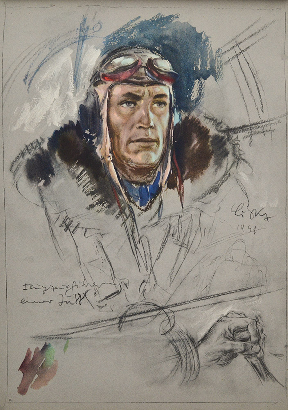 Hans Liska Carl Werner Reichenbach. Лиска Ханс. Альбом военных зарисовок. Финляндия. 1943.