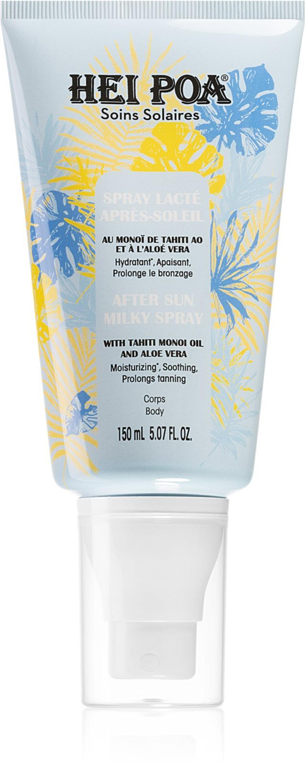 Hei Poa After Sun Monoi & Aloe Vera - спрей-лосьон после загара /   150  ml  / GTIN 3273816532608