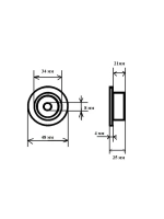 Мебельные колеса, выдвижные ролики диванов, шкафов, кроватей
