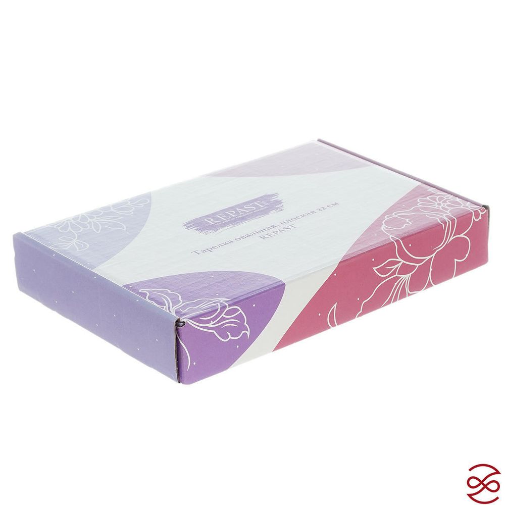 Блюдо овальное плоское 22 см Repast Классика