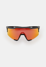 Спортивные очки 100% SPEEDCRAFT Soft Tact Black - HiPER Red Mirror Lens